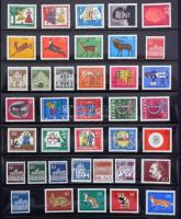 NSZK gyűjtemény 1955-1967 16 lapos svéd berakó (zöld svéd rendszerű borítóvak) 8 lapján