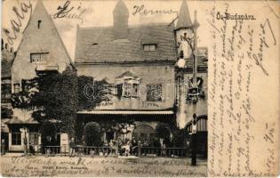 1903 Budapest XIV. Városliget, Ős-Budavára, Pavilon Royal. Divald Károly 663. sz. (EB)