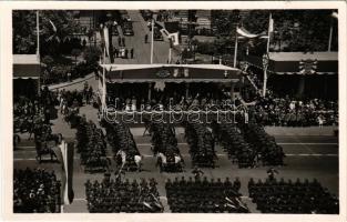 Budapest, III. Viktor Emánuel olasz király és etióp császár látogatása 1937. május 19-23-ig. / Victo...