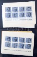 NSZK nagy példányszámú bokk / kisív tétel jobbakkal A /4 levélberakóban. Magas katalógus érték!!