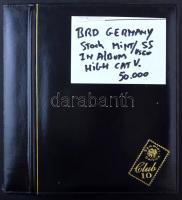 NSZK nagy példányszámú bokk / kisív tétel jobbakkal A /4 levélberakóban. Magas katalógus érték!!