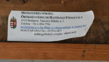 Abrudán Péter (1907-1979): Rönkhúzók. Olaj, karton, jelezve balra fent. Kétoldalas mű, hátoldala táj...