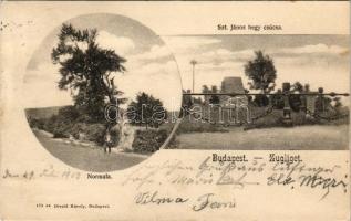 1903 Budapest XII. Zugliget, Normafa, Szt. János hegy csúcs. Divald Károly 172. sz.