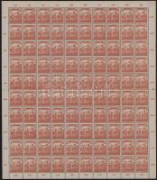 1920/1924 Arató 5f hajtott teljes ív hármaslyukasztással