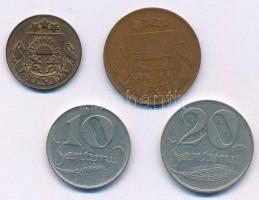 Lettország 1922. 5s bronz + 10s Ni + 20s Ni + 1932. 1s bronz T:XF
Latvia 1922. 5 Santimi bronze + 1...