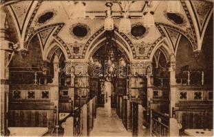 1922 Budapest V. Förster János sörözője az Apostolokhoz, fülkék az Apostoloknál, belső. Kígyó utca 6. A képeslap címzettje csolnokosi Cholnoky Hanna (Johanna, 1906-1977), dr Cholnoky Jenő földrajztudós unokahúga. (EK)