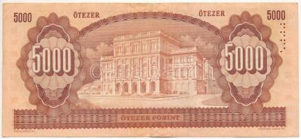 1990. 5000Ft "H 11573518" T:F erős papír
Adamo F49