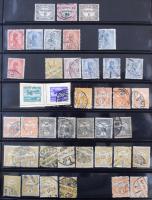 Régi magyar összeállítás a Réznyomattól, sok száz Krajcáros és Turul bélyeggel, majd sok anyag 1945-...