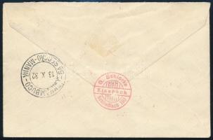 1932.10.06. Zeppelin 8. Südamerikafahrt levél 1927. Repülő bérmentesítéssel Braziliába / Cover to Pe...