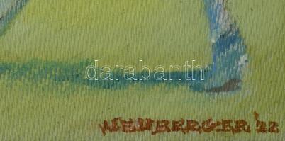 Neuberger István (1953-): Maki. Olaj, farost. Jelzett. Fakeretben. 40x30 cm