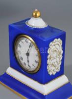 1922-1926 Rosenthal asztali óra. Jelzett, kopással, alján pattanással, szerkezete javítandó, m: 13 c...