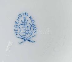 Herendi Viktória mintás váza, jelzett, aranyozáson kis kopással, m: 16 cm