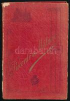 1906 Ricordo di Milano 11 lapos leporelló kb 22 db képpel. 18x24 cm Kartonált papírkötésben, gerincén sérüléssel