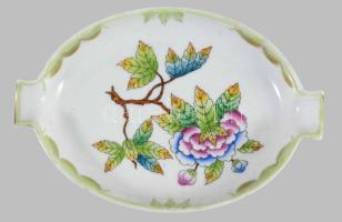 Herendi VBO és Apponyi mintás hamuzó, jelzett, kopással, h: 11-13 cm