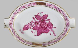 Herendi VBO és Apponyi mintás hamuzó, jelzett, kopással, h: 11-13 cm