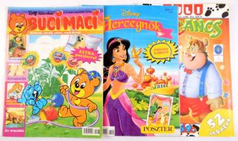 2002-2005 Gyermekmagazinok, összesen 31 db: Dörmögő Dömötör, Tappancs, Disney Hercegnők, Barbie, Buc...