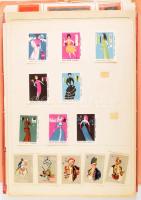 Szovjet gyufacímke-gyűjtemény, lapokon rendezve