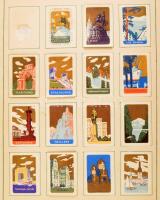 Szovjet gyufacímke-gyűjtemény, lapokon rendezve