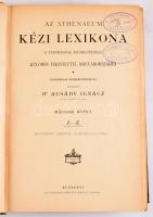Acsády Ignác (szerk.): Az Athenaeum kézi lexikona. A tudományok encziklopédiája, különös tekintettel...