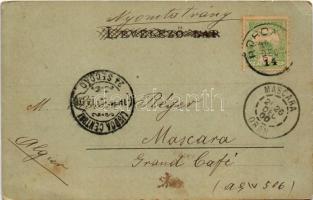 1900 Rohonc, Rechnitz; Faludy völgy este holdfényben / valley at night in moonlight (EK)