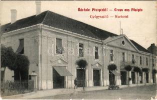 1911 Pöstyén, Pistyan, Piestany; Gyógyszálló. Gipsz H. kiadása / Kurhotel / spa, hotel (EK)