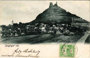 1907 Szigliget, vár. Löwy B. (Tapolca) kiadása. TCV card (EB)