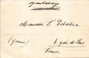 1907 Szigliget, vár. Löwy B. (Tapolca) kiadása. TCV card (EB)