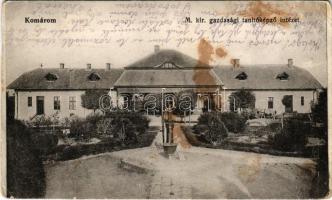 1917 Komárom, Komárno; M. kir. gazdasági tanítónőképző intézet. Spitzer Sándor kiadása / teachers' training institute (fl)