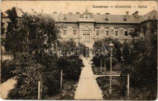 Komárom, Komárno; kórház / Spital / hospital + "K.u.K. Garnisonsspital No. 18" (fl)