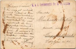 Komárom, Komárno; kórház / Spital / hospital + "K.u.K. Garnisonsspital No. 18" (fl)