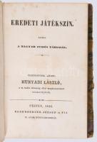 Kolligátum Eredeti játékszín művekből, 4 kötet: 

Nagy Ignác: Tisztujitás. Végjáték. Négy felvonás...