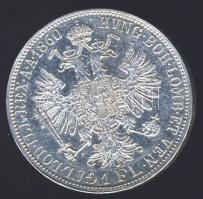 Ausztria 1860A 1Fl Ag T:2 ph