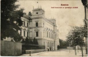 1911 Komárom, Komárno; Deák Ferenc utca, Igazságügyi palota. Laky Béla kiadása / street view, Palace of Justice (EB)