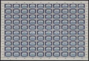 1919 Magyar Posta 1K hajtott ív