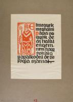 Bródy Maróti Dóra - Kner Albert: A halál himnusza. Ráskai Lea után újra leírta és rajzolta Bródy Mar...