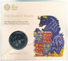 Nagy-Britannia 2018. 5P Cu-Ni "A királynő állatai - A Clarence-i Fekete Bika" eredeti, eny...