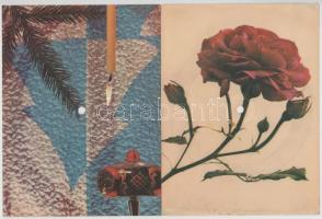 8 db MODERN Colorvox hanglemez: Dunaújváros, Miskolctapolca, rózsa, karácsony, Kecskemét, Székely Mi...