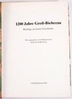 1200 Jahre Groß-Biberau. Beiträge zu seiner Geschichte. Groß-Biberau, 1987. 349p. Kiadói egészvászon...
