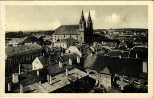 1939 Komárom, Komárno; látkép, templom. L.H.K. / general view, church (EK)