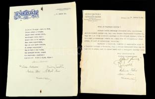 1927-1933 A Tündérvásár c. képes gyermeklap kiadóhivatalának köszöntő levelei Altai (Altay) Margit (...