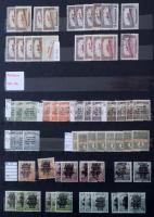 1919-1948 Több példányos magyar rendező blokkokkal 16 lapos A/4 berakóban