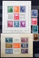 1919-1948 Több példányos magyar rendező blokkokkal 16 lapos A/4 berakóban