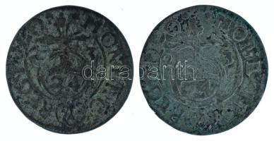 Lengyel-Litván Nemzetközösség 1623. 3p / Póltorak (1/24 Tallér) Ag "III. Zsigmond" Bydgoszcz (2x: 1,10g, 0,93g) T:VF patina Polish-Lithuanian Commonwealth 1623. 3 Polker / Półtorak (1/24 Thaler) Ag "Sigismund III" Bydgoszcz (2x: 1,10g, 0,93g) C:VF patina Krause KM#41