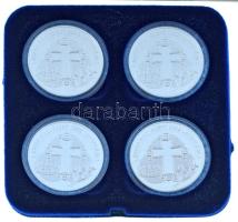 DN "Árpád-házi Szent Imre legendája" dombor-aranyozott, ezüstözött Cu-Ni emlékérem sorozat...