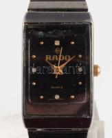 Rado kvarc női karóra, fém szíjjal, kopott üveggel, működik, 32x20 mm