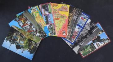 200 db MODERN magyar város képeslap / 200 modern Hungarian town postcards