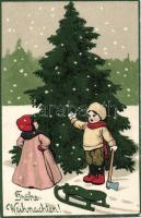 Christmas Emb. litho