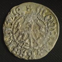 Lengyel Királyság 1446-1492. 1/2gr Ag "IV. Jagelló Kázmér" Krakkó (0,74g) T:VF Polish Kingdom 1446-1492. 1/2 Grosz (Półgrosz) Ag "Casimir IV Jagiellon" (0,74g) C:VF Kopicki 384