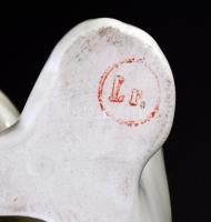 Jegesmedve figura, jelzett, hibátlan, m: 22 cm