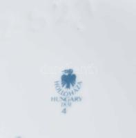 Hollóházi Szász Endre által tervezett mintával díszített porcelán váza. Matricás, jelzett, minimális...